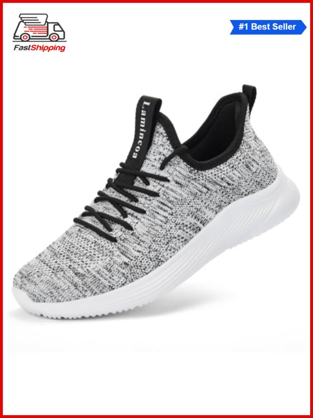 ✨ Lamincoa Women's Slip-On Walking Sneakers Lightweight Running Shoes